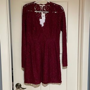wayf patton plunge dress